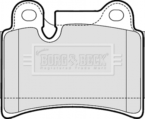 Brake Pad Set, disc brake (BBP2053)