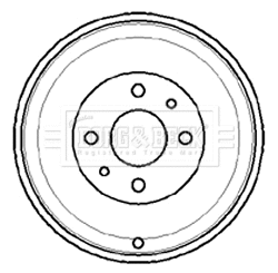 Brake Drum (BBR7012)