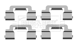 Accessory Kit, disc brake pad (BBK1384)