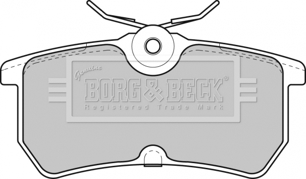 Brake Pad Set, disc brake (BBP1603)