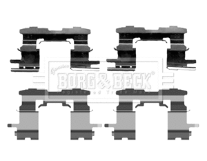 Accessory Kit, disc brake pad (BBK1216)