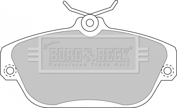 Brake Pad Set, disc brake (BBP1157)