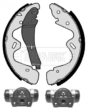 Brake Shoe Set (BBS1143K)