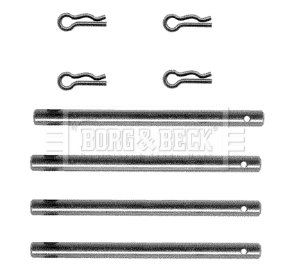 Accessory Kit, disc brake pad (BBK1155)