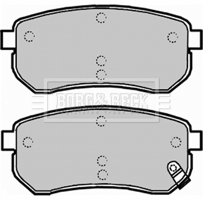 Brake Pad Set, disc brake (BBP1932)