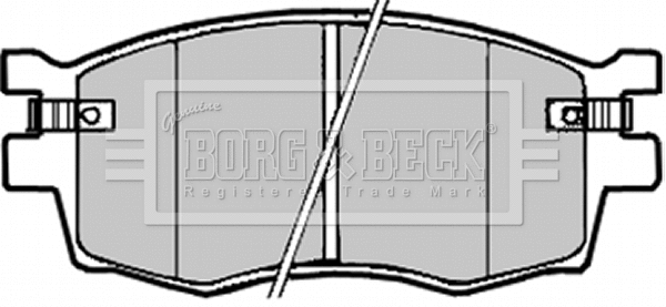 Brake Pad Set, disc brake (BBP1923)