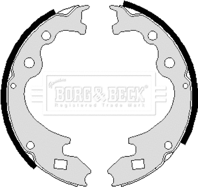 Brake Shoe Set (BBS6012)