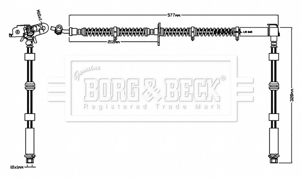 Brake Hose (BBH8720)