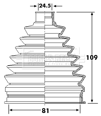 Bellow Kit, drive shaft (BCB6234)
