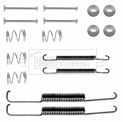 Accessory Kit, brake shoes (BBK6116)