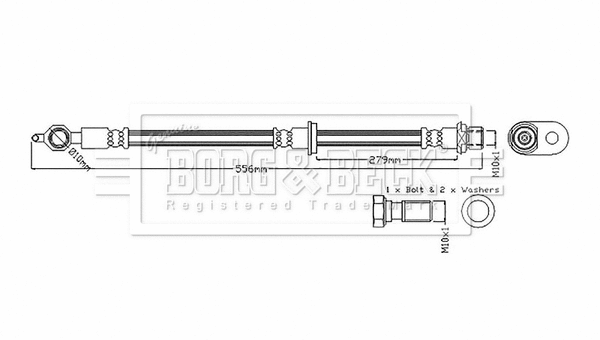 Brake Hose (BBH6863)