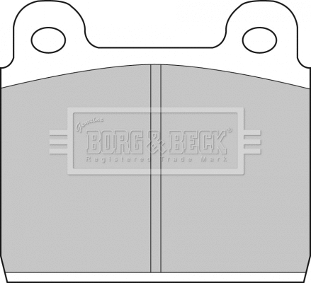 Brake Pad Set, disc brake (BBP1041)