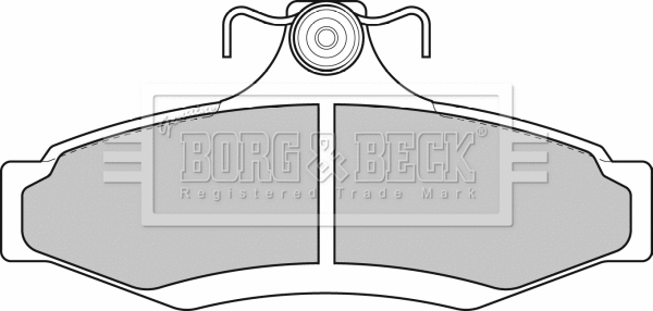 Brake Pad Set, disc brake (BBP1651)
