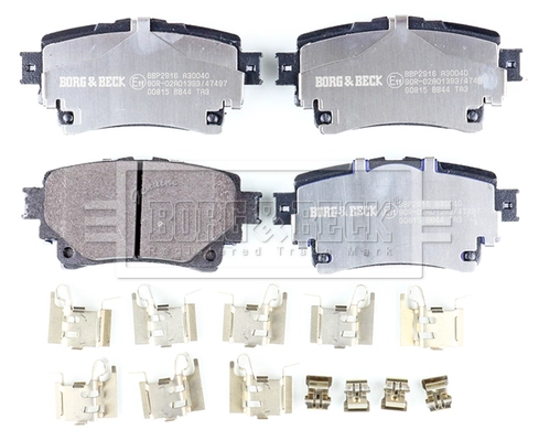 Brake Pad Set, disc brake (BBP2916)