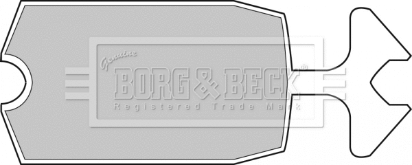 Brake Pad Set, disc brake (BBP1034)