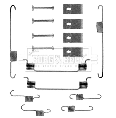 Accessory Kit, brake shoes (BBK6049)