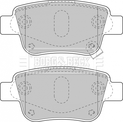 Brake Pad Set, disc brake (BBP1880)