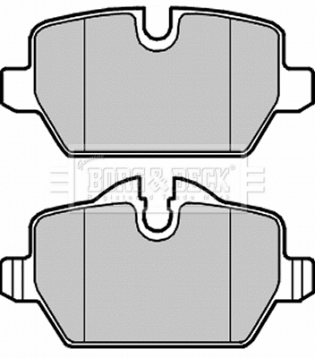 Brake Pad Set, disc brake (BBP1960)