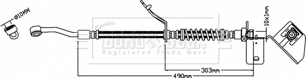 Brake Hose (BBH8577)