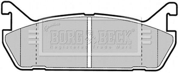 Brake Pad Set, disc brake (BBP1344)