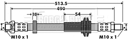 Brake Hose (BBH7423)