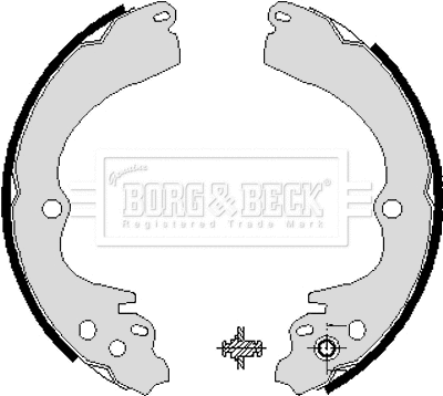 Brake Shoe Set (BBS6204)