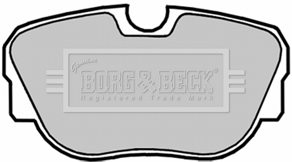 Brake Pad Set, disc brake (BBP1050)