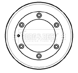 Brake Drum (BBR7110)