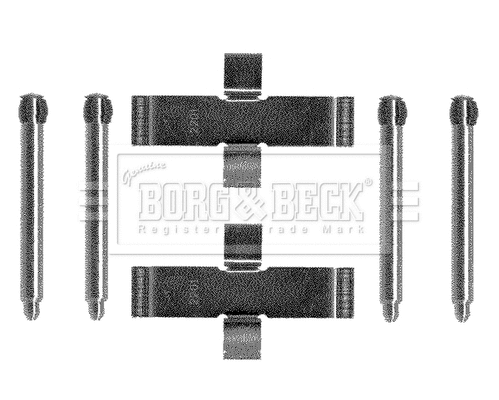 Accessory Kit, disc brake pad (BBK1089)