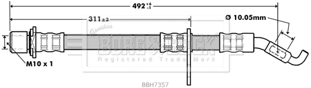 Brake Hose (BBH7357)