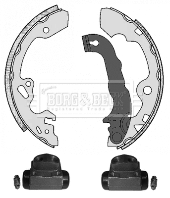 Brake Shoe Set (BBS1075K)