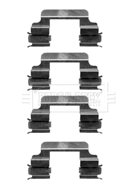Accessory Kit, disc brake pad (BBK1403)