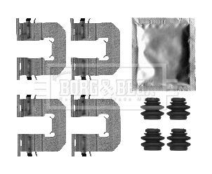 Accessory Kit, disc brake pad (BBK1488)