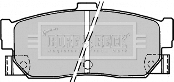Brake Pad Set, disc brake (BBP1177)