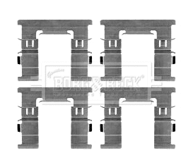 Accessory Kit, disc brake pad (BBK1467)