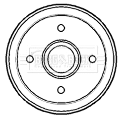 Brake Drum (BBR7144)