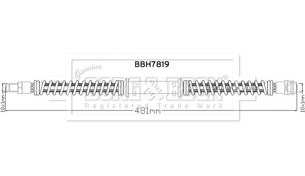 Brake Hose (BBH7819)