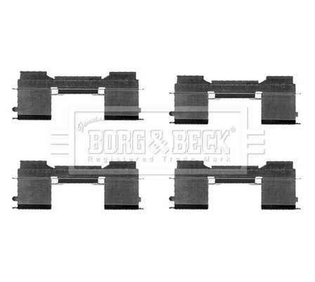 Accessory Kit, disc brake pad (BBK1304)