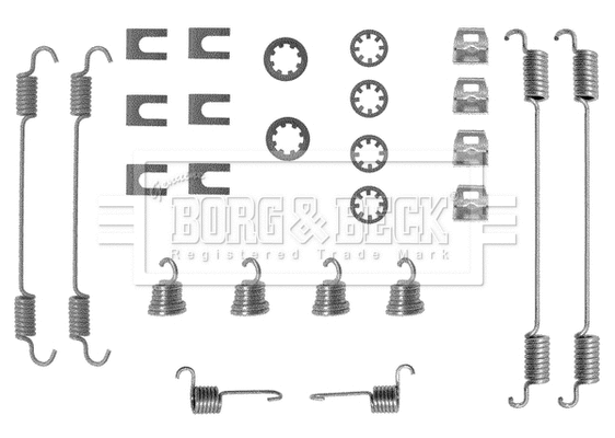 Accessory Kit, brake shoes (BBK6009)