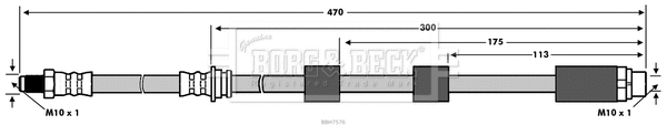 Brake Hose (BBH7576)