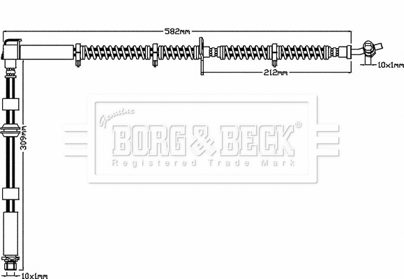 Brake Hose (BBH8017)