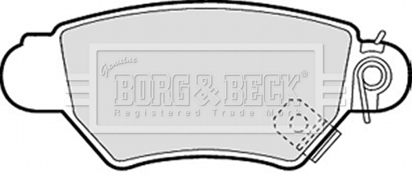 Brake Pad Set, disc brake (BBP1688)