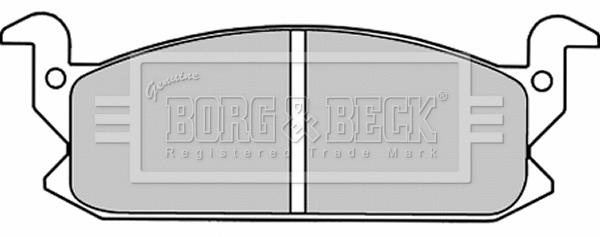 Brake Pad Set, disc brake (BBP1293)