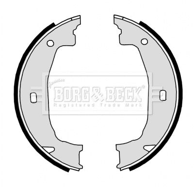 Brake Shoe Set, parking brake (BBS6315)