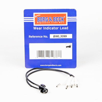 Warning Contact, brake pad wear