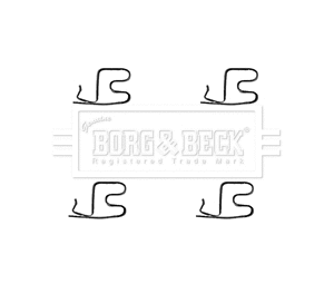 Accessory Kit, disc brake pad (BBK1391)