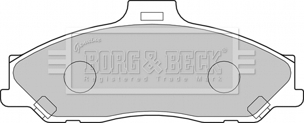 Brake Pad Set, disc brake (BBP1887)