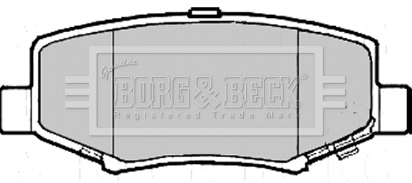 Brake Pad Set, disc brake (BBP2208)