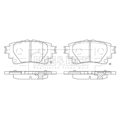 Brake Pad Set, disc brake