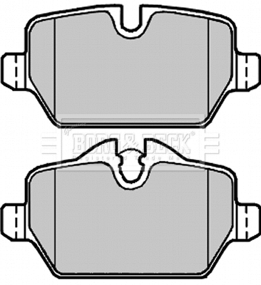 Brake Pad Set, disc brake (BBP2285)